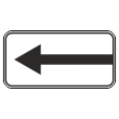 Дорожный знак 8.3.2 «Направления действия» (металл 0,8 мм, I типоразмер: 300х600 мм, С/О пленка: тип Б высокоинтенсив.)